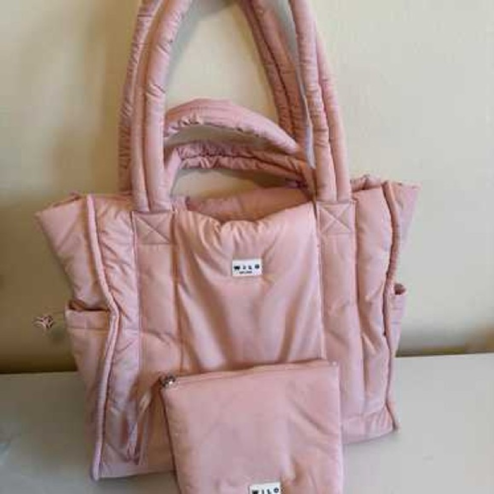 Wilo the label elegant light pink shoulder/crossbody bag